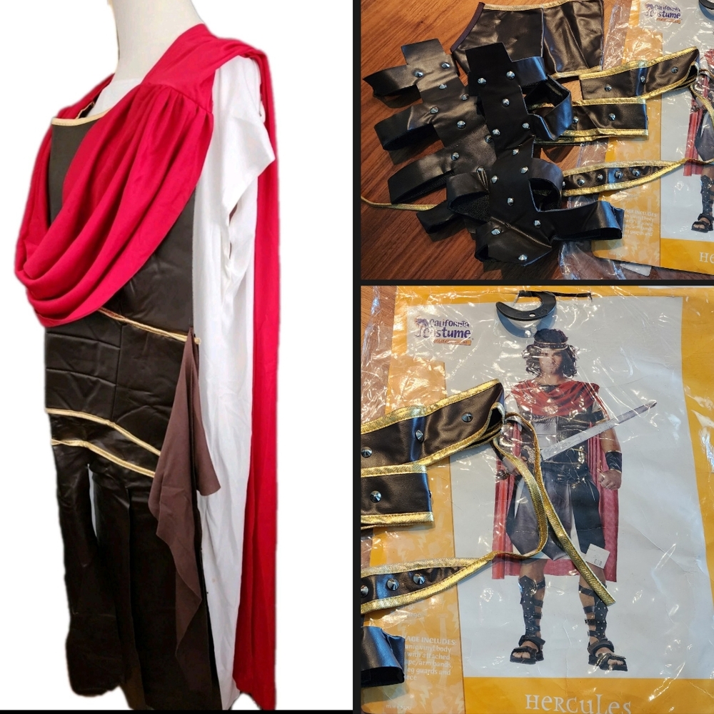 California Costumes Hercules Men’s Costume Plus SIZE LARGE all Pieces Included